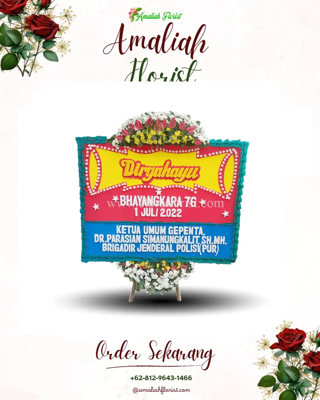 Papan Bunga HUT Ulang Tahun Hulu Sungai Selatan